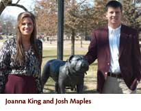 Joanna King and Josh Maples